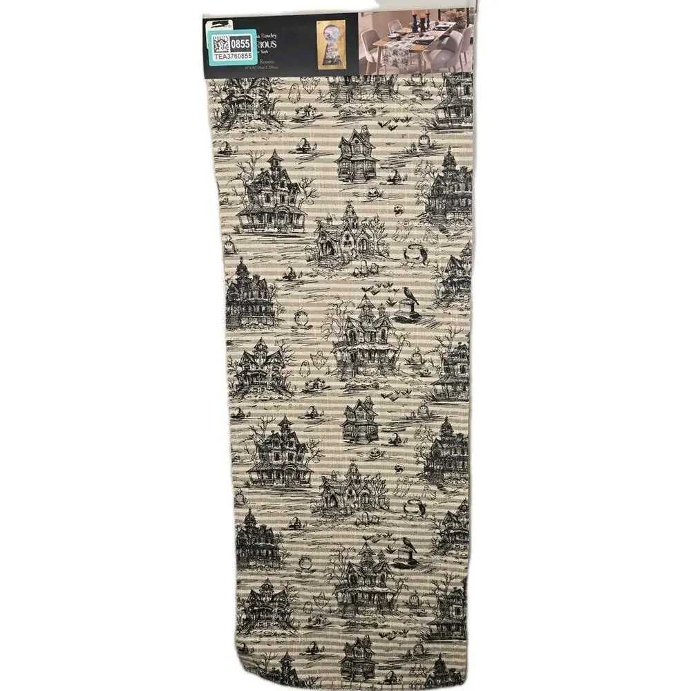 Cynthia Rowley Curious Halloween Beige & Black 
